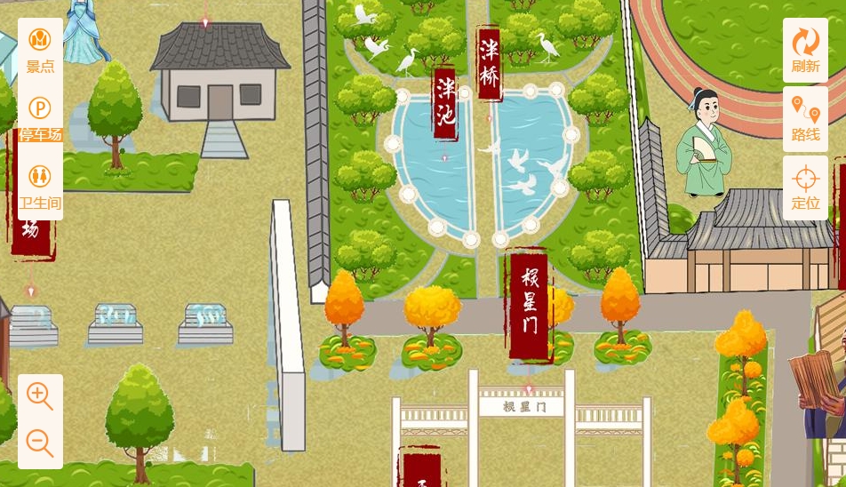 荔湾手绘地图景区语音讲解导览系统：智慧景区建设的基石